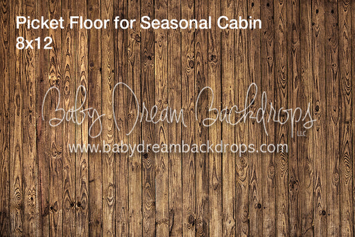 Picket Floor for Seasonal Cabin