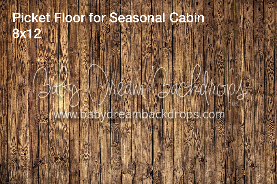 Picket Floor for Seasonal Cabin