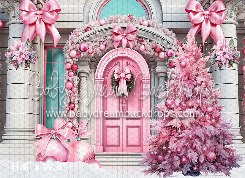 Pink Christmas フォトフレーム☃　完成品 Pink-Christmas-BD-6x8-