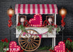 Pink Valentine Candy Cart