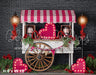 Pink Valentine Candy Cart