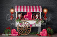 Pink Valentine Candy Cart