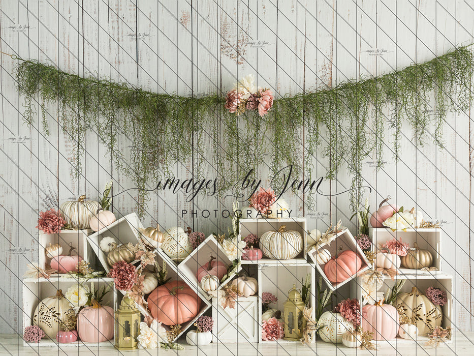 Pink Garden Pumpkins