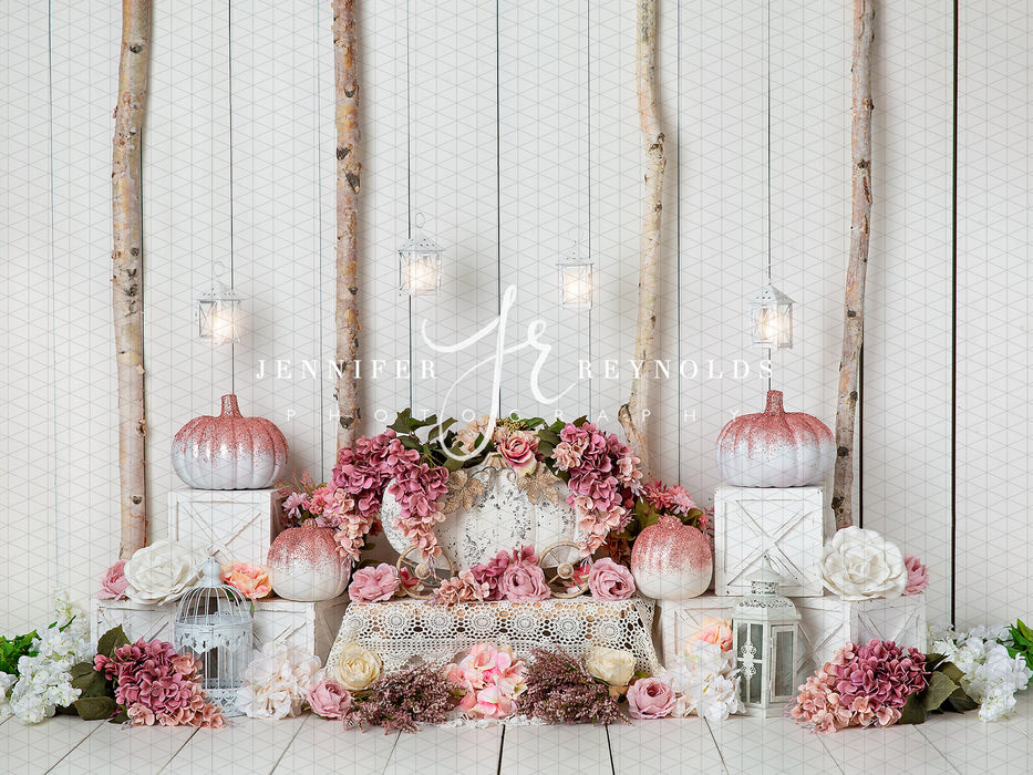 Pink Glitter Pumpkins