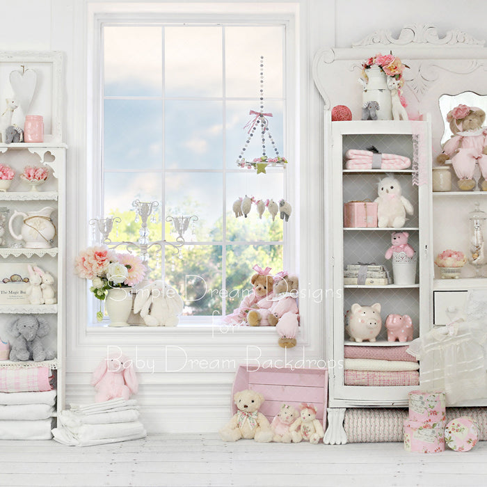 X Drop pink nursery
