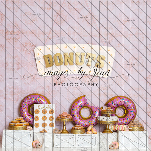 Pink & Gold Donuts