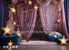 Pink and Blue Star Curtain (VR)