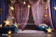 Pink and Blue Star Curtain (VR)