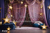 Pink and Blue Star Curtain (VR)