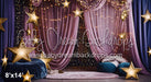 Pink and Blue Star Curtain (VR)
