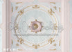 Pink Marble Ballroom Floor Fabric Drop