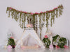 Boho Teepee pink flowers