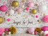 Pink and Gold Confetti 60hx80w JG