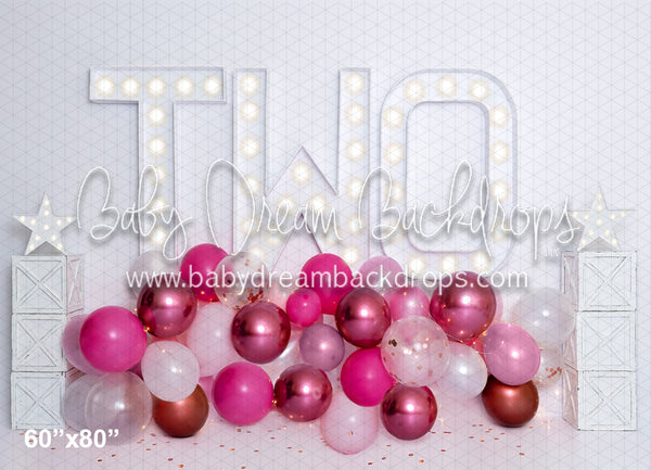Pinky Party Balloons TWO (BA)