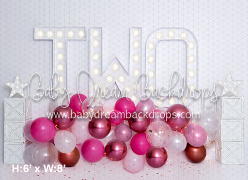Pinky Party Balloons TWO (BA)