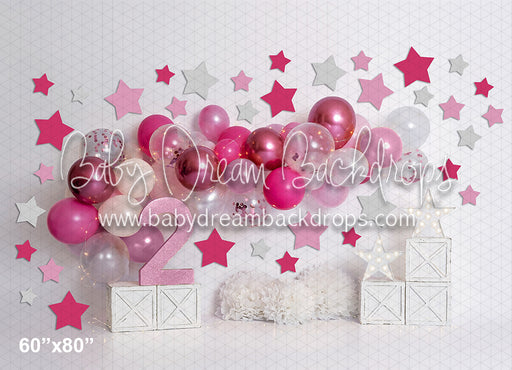 Pinky Balloon Star Galaxy 2 (BA)