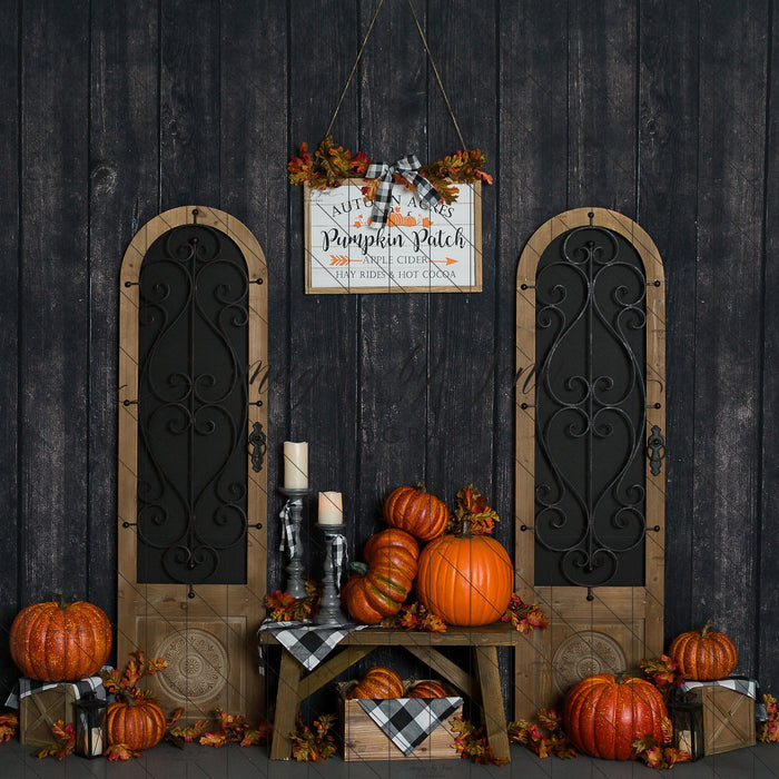 X Drop plaid autumn acres jg