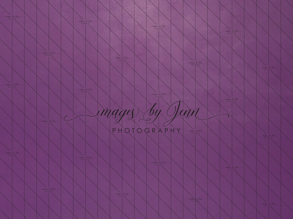 Plum Purple Floor Farbic Drop (JG)