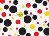 Polka Dot Pop Red Yellow