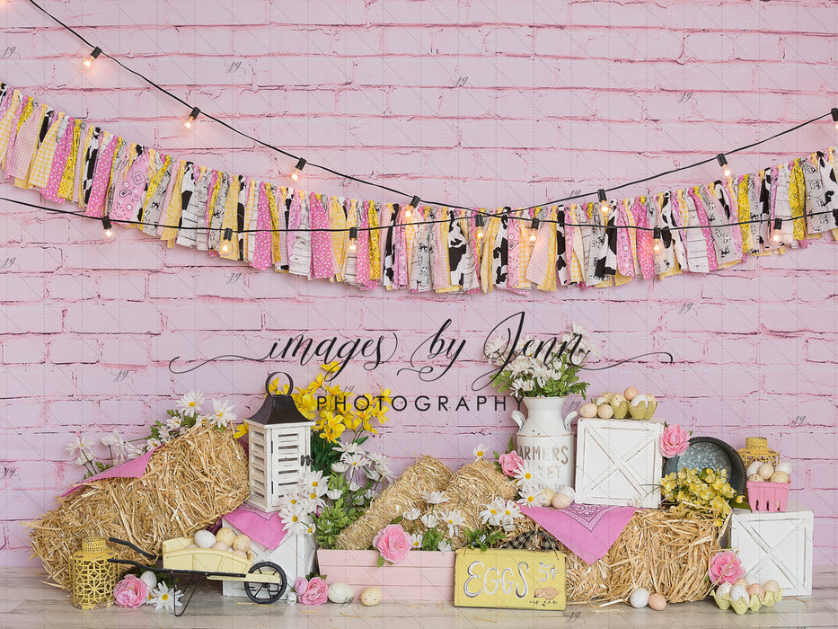 Posy Pink Farm No Animals