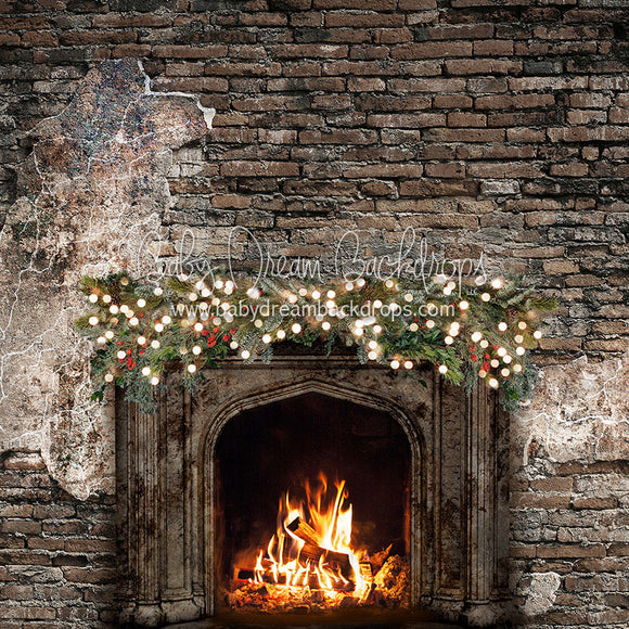 Urban December Fireplace - 8x8 - CC 