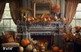 Pretty Fall Fireplace (SM)