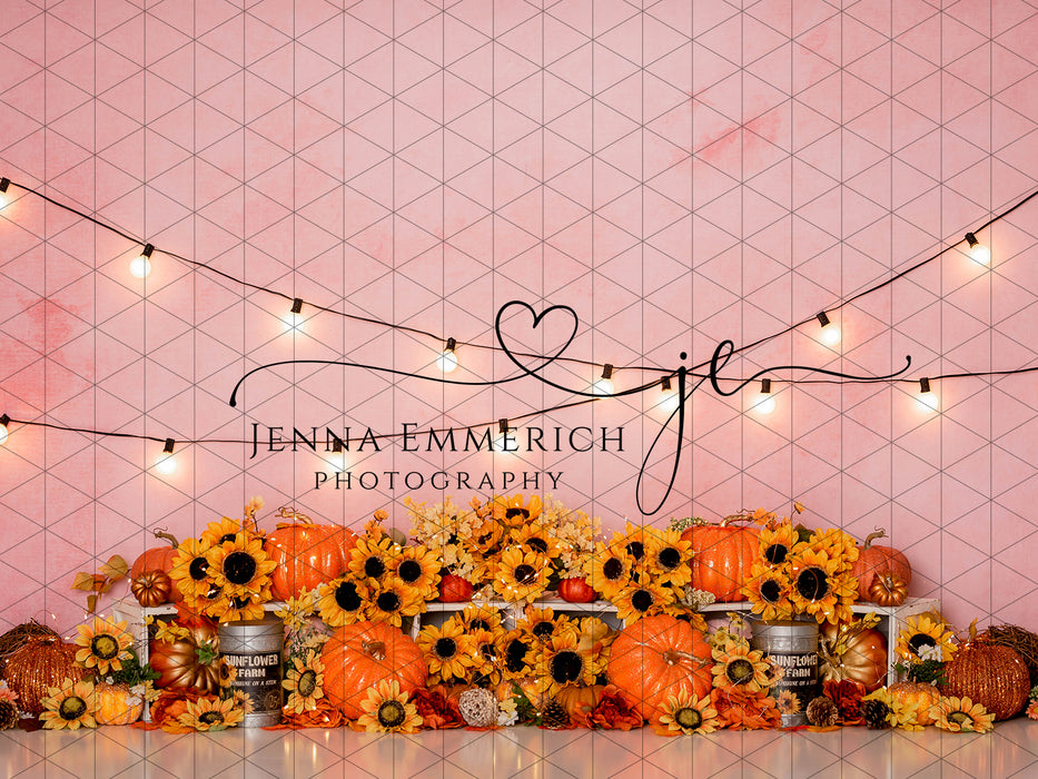 Pumpkins and Sunflowers