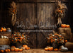 Pumpkins by the Barn Doors (JA)