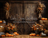Pumpkins by the Barn Doors (JA)