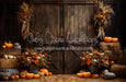 Pumpkins by the Barn Doors (JA)