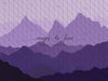 Purple Silhouette Mountains (JG)