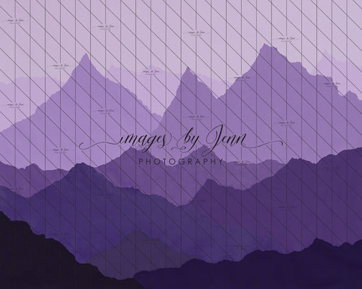 Purple Silhouette Mountains (JG)