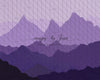 Purple Silhouette Mountains (JG)