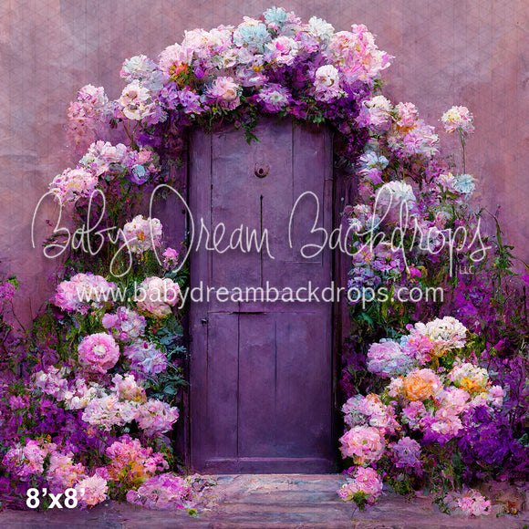 Purple Flowering Doorway (BD)