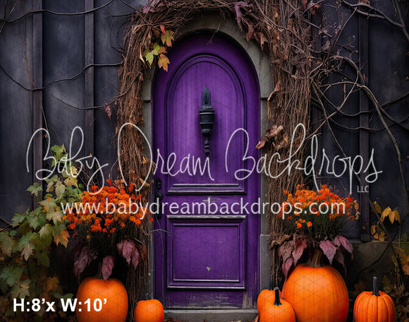 Purple Halloween Door (SM)