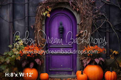 Purple Halloween Door (SM)