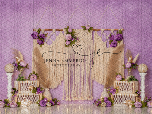 Purple Macrame