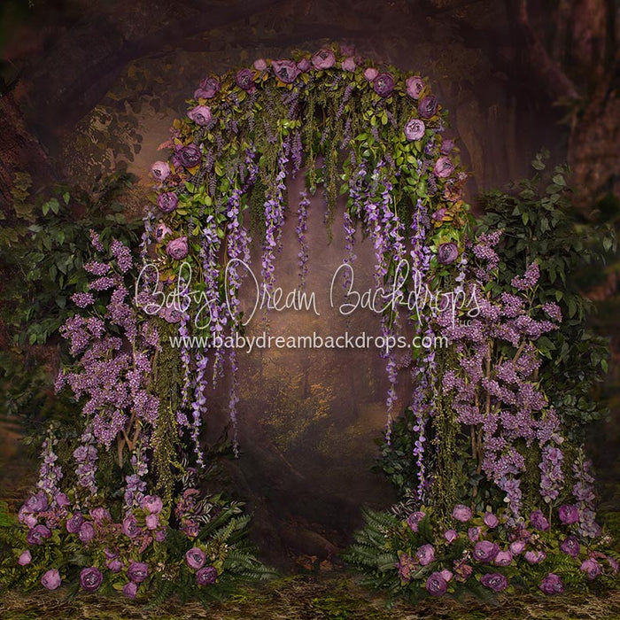 Purple Paradise Arch - 8x8 - JA (Fleece)