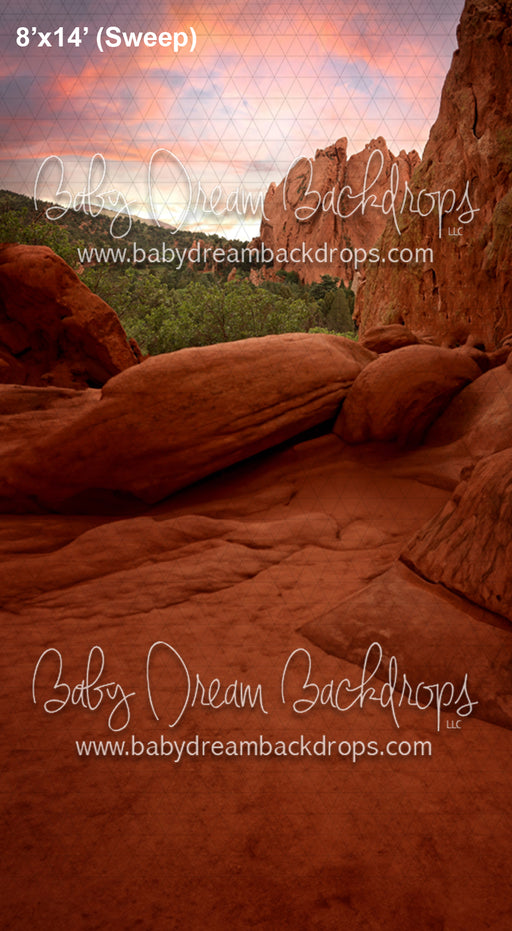 red rock garden sweep (LG) 