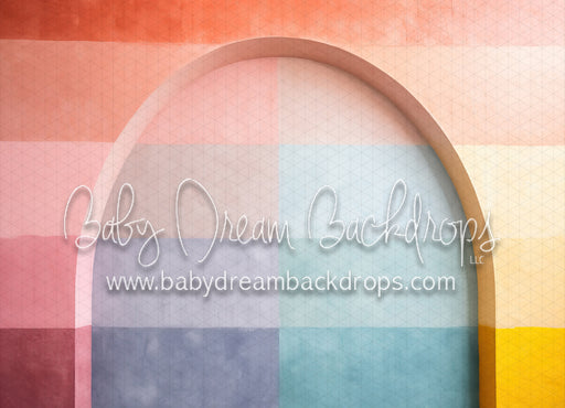 Rainbow Pastel Colorblock Arch 1 Right (MD)