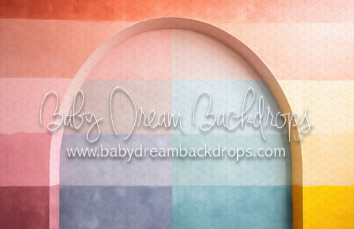 Rainbow Pastel Colorblock Arch 1 Right (MD)