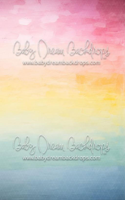 Rainbow Pastel Texture 5 Sweep (MD)