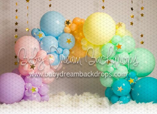 Rainbow Star Balloon Arch (BD)