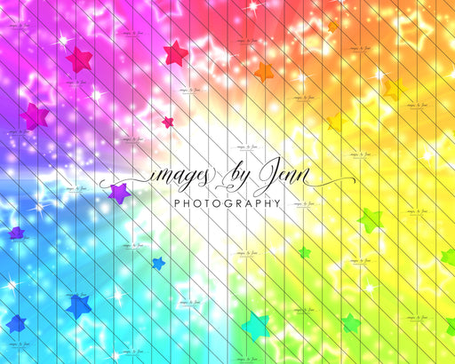 Rainbow Starbusrt Mix of Stars (JG)