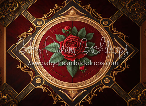 Red Rose Ballroom Fabric Floor (MD)