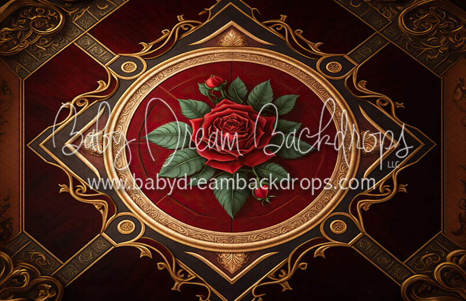Red Rose Ballroom Fabric Floor (MD)