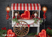 Red Valentine Candy Cart