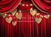 Red Valentine Circus Curtains (JA)