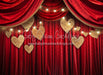 Red Valentine Circus Curtains (JA)