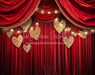 Red Valentine Circus Curtains (JA)